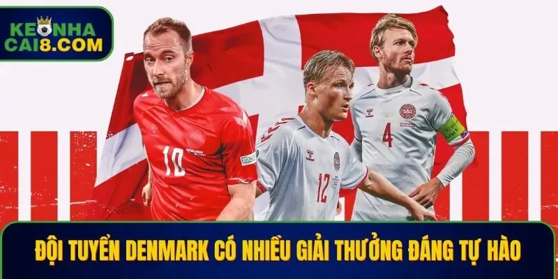 Tuyển Denmark có nhiều giải thưởng đáng tự hào