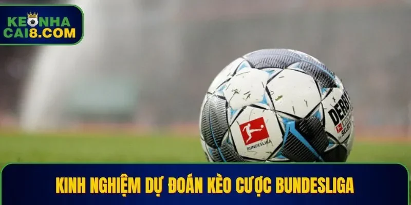 Kinh nghiệm dự đoán kèo cược Bundesliga